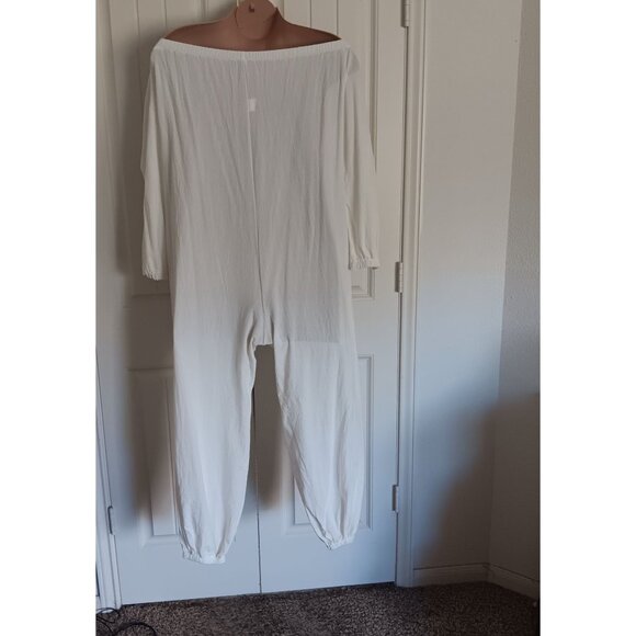 Shein White  XL Off-Shoulder Jumpsuit - Picture 3 of 5
